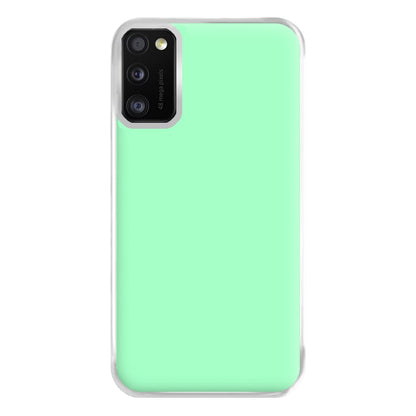 Back To Casics - Pretty Pastels - Plain Green Phone Case for Galaxy A41