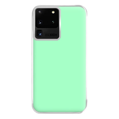 Back To Casics - Pretty Pastels - Plain Green Phone Case for Galaxy S20 Ultra