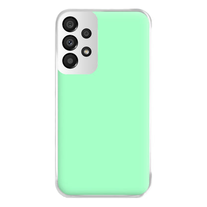 Back To Casics - Pretty Pastels - Plain Green Phone Case for Galaxy A33