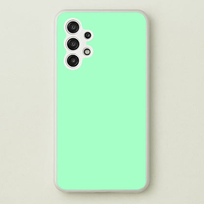 Back To Casics - Pretty Pastels - Plain Green  - Plain Phone Case for Galaxy A13