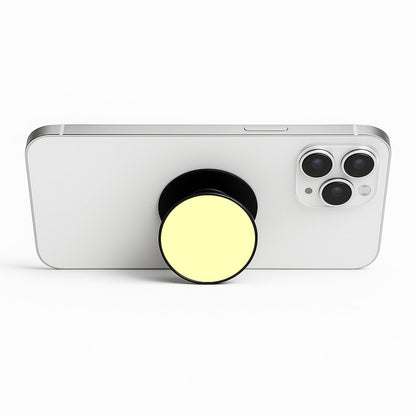 Back To Casics - Pretty Pastels - Plain Yellow Phone Stand