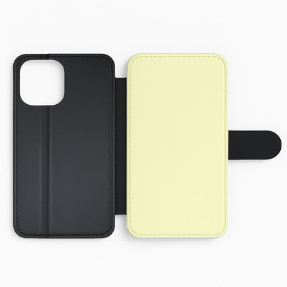 Back To Casics - Pretty Pastels - Plain Yellow Flip Phone Case
