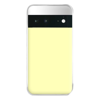 Back To Casics - Pretty Pastels - Plain Yellow Phone Case for Google Pixel 6a