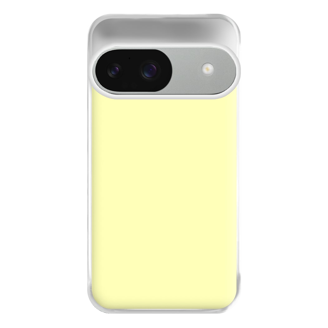 Back To Casics - Pretty Pastels - Plain Yellow Phone Case for Google Pixel 9 / 9 Pro