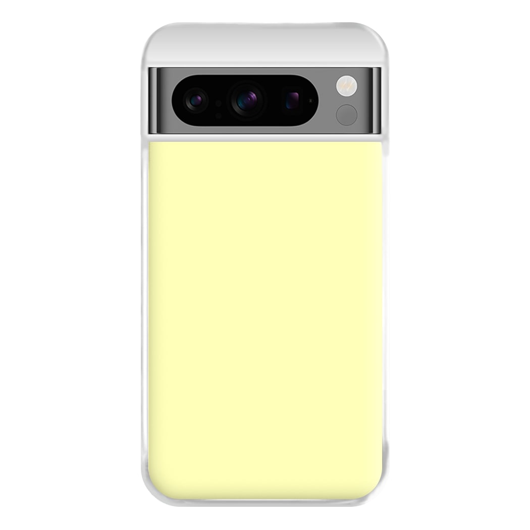 Back To Casics - Pretty Pastels - Plain Yellow Phone Case for Google Pixel 8 Pro