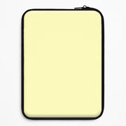 Back To Casics - Pretty Pastels - Plain Yellow Laptop Sleeve 1