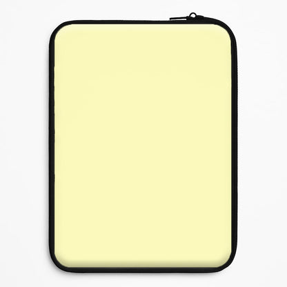 Back To Casics - Pretty Pastels - Plain Yellow Universal Laptop Sleeve