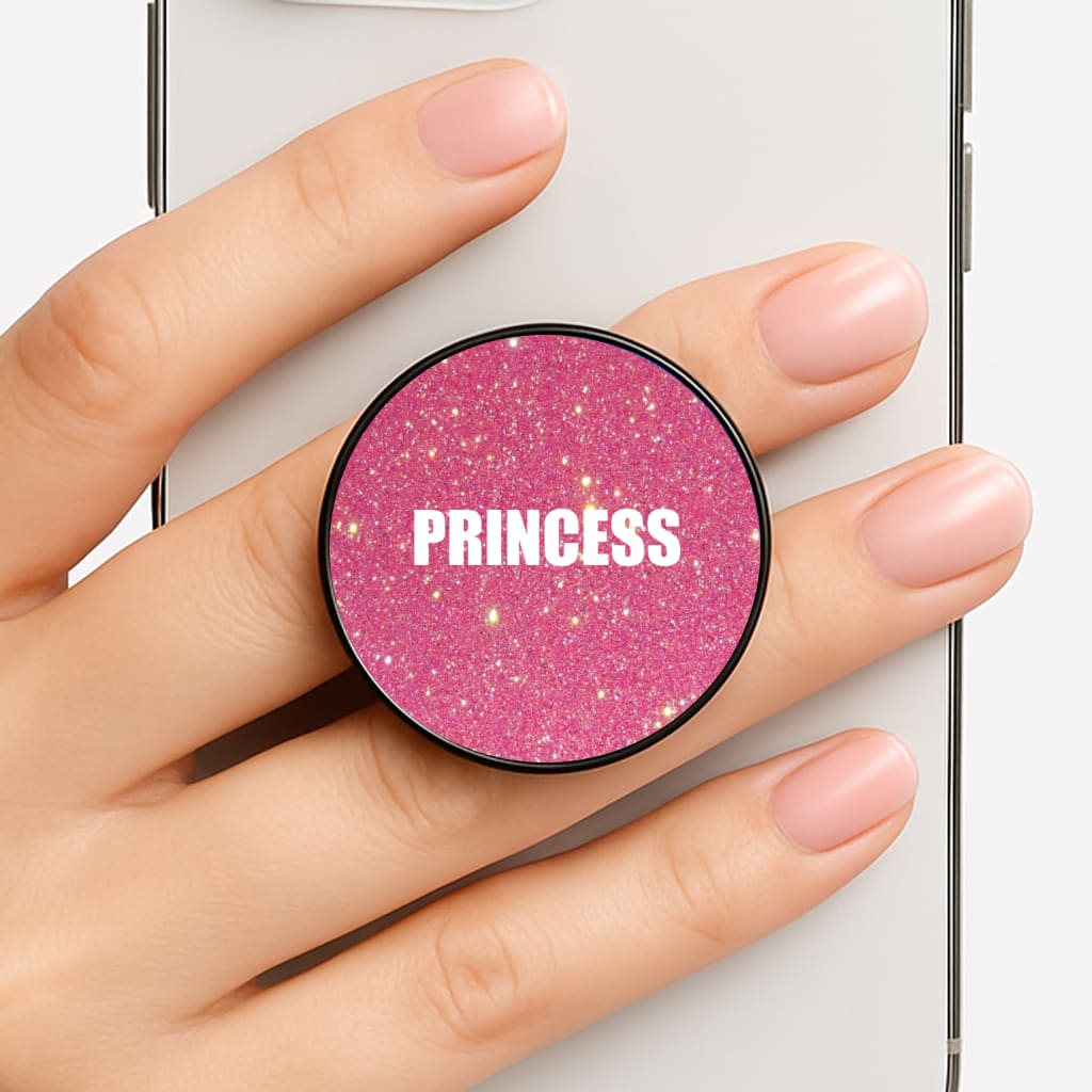 Glittery Pink Princess FunGrip