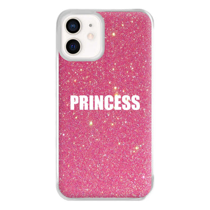 Glittery Pink Princess Phone Case for iPhone 12 Mini