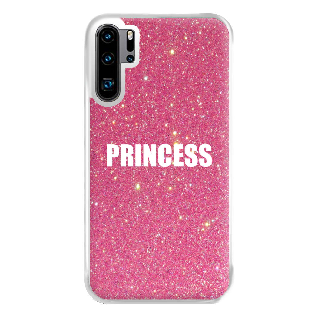 Glittery Pink Princess Phone Case for Huawei P30 Pro