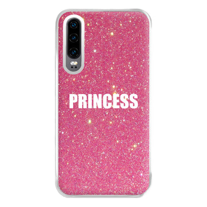 Glittery Pink Princess Phone Case for Huawei P30