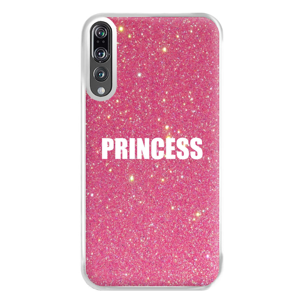 Glittery Pink Princess Phone Case for Huawei P20 Pro