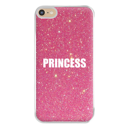 Glittery Pink Princess Phone Case for iPhone 6 Plus / 7 Plus / 8 Plus