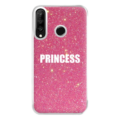 Glittery Pink Princess Phone Case for Huawei P30 Lite