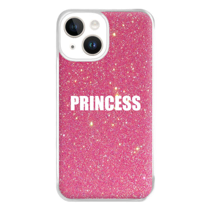 Glittery Pink Princess Phone Case for iPhone 14