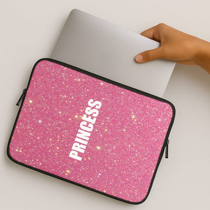 Glittery Pink Princess MacBook Case
