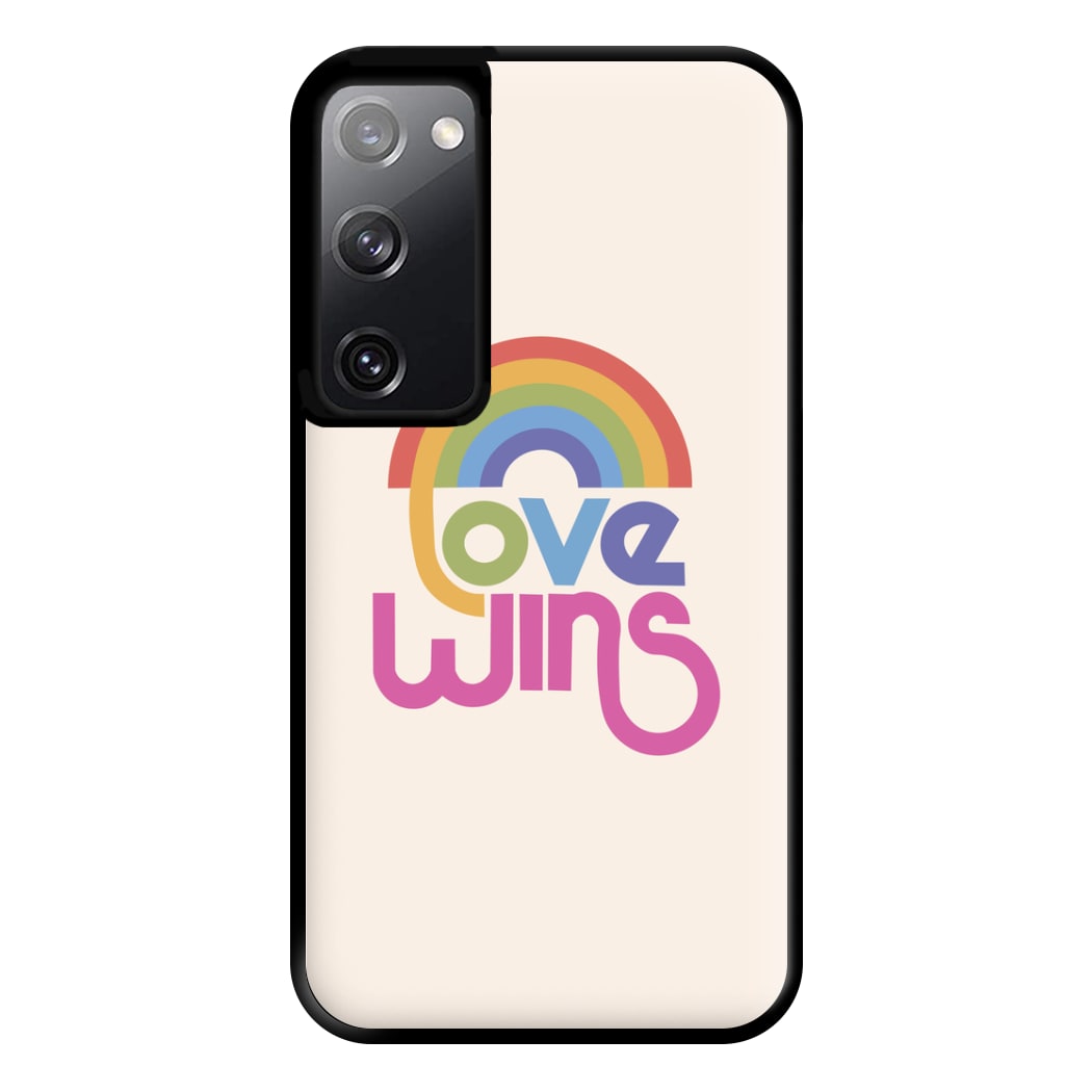 Love Wins - Pride Phone Case for Galaxy S20