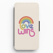 Love Wins - Pride Flip / Wallet Phone Case 1