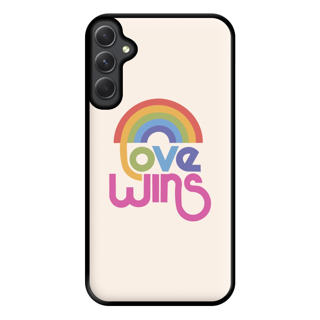 Love Wins - Pride Phone Case for Galaxy A14