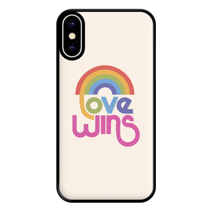 Love Wins - Pride Phone Case for iPhone XS Max