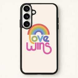 Love Wins - Pride Phone Case for Galaxy S26