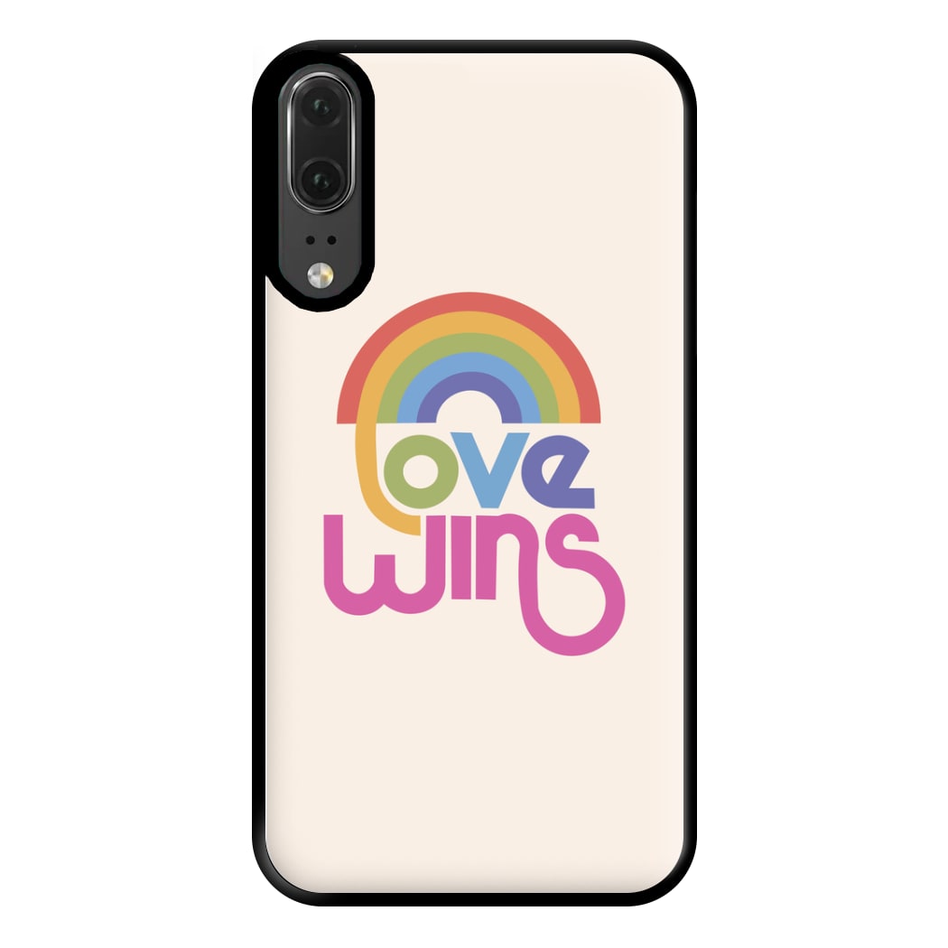 Love Wins - Pride Phone Case for Huawei P20