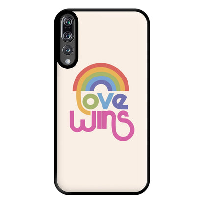 Love Wins - Pride Phone Case for Huawei P20 Pro