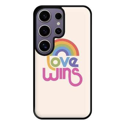 Love Wins - Pride Phone Case for Galaxy S25 Ultra