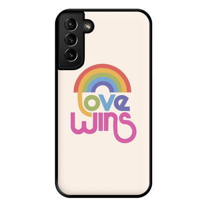 Love Wins - Pride Phone Case for Galaxy S21 Plus