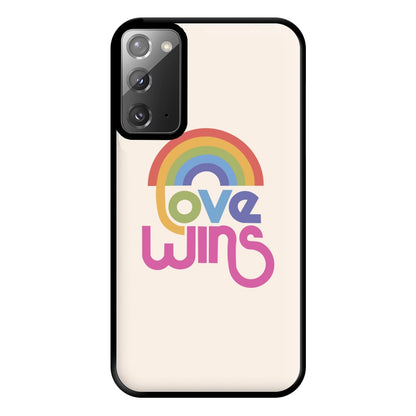 Love Wins - Pride Phone Case for Galaxy Note 20 Ultra