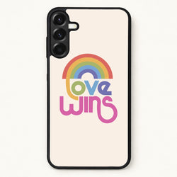 Love Wins - Pride Phone Case for Galaxy A17