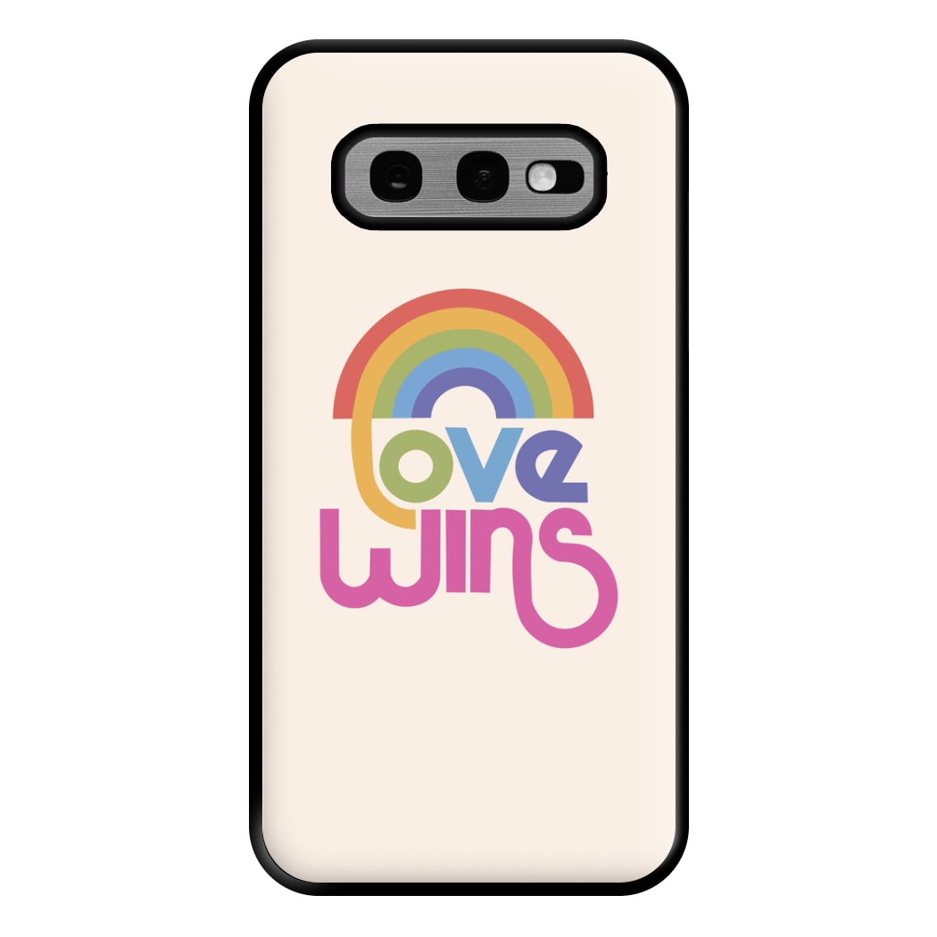 Love Wins - Pride Phone Case for Galaxy S10e