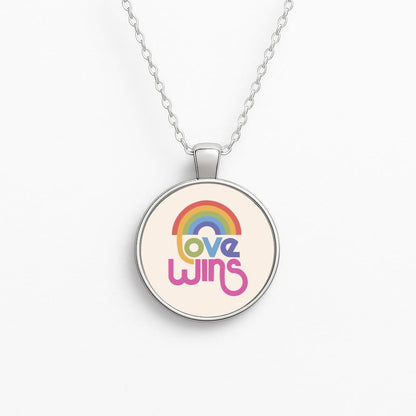 Love Wins - Pride Circle Necklace