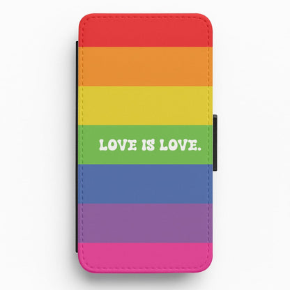 Love Is Love - Pride Flip / Wallet Phone Case