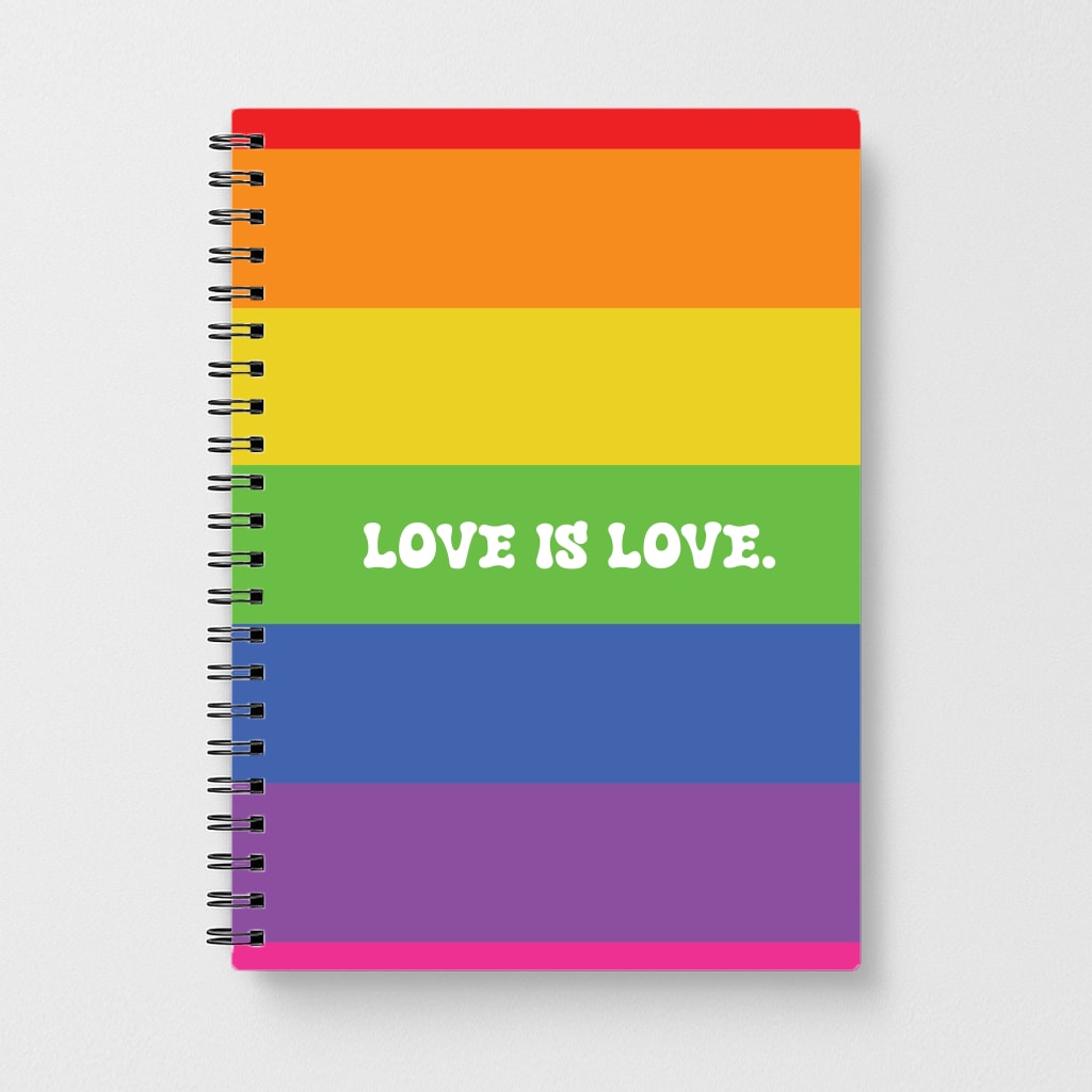 Love Is Love - Pride Notebook