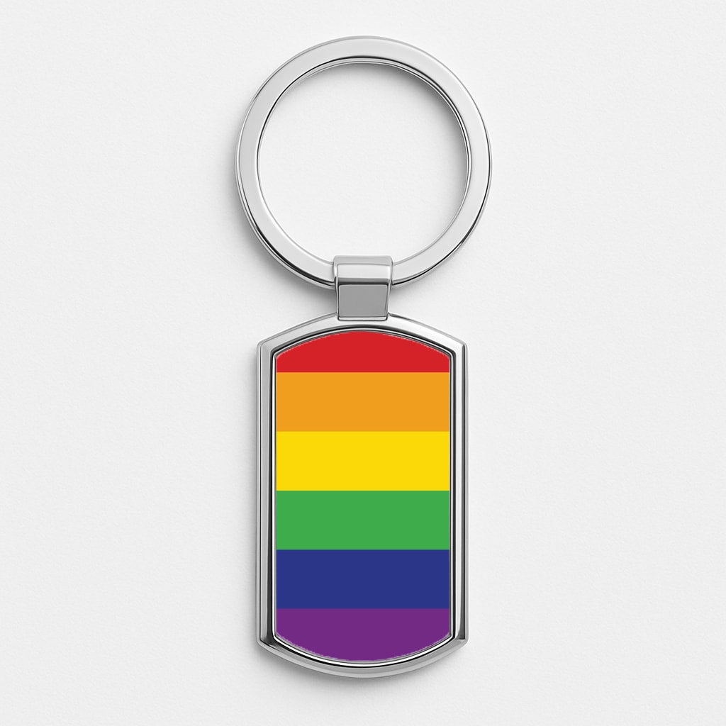 Pride Flag Luxury Keyring