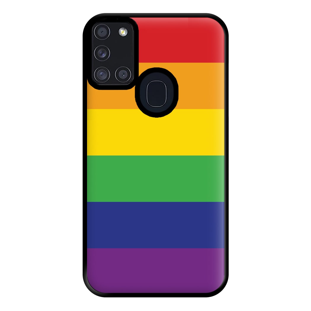 Pride Flag Phone Case for Galaxy A21s