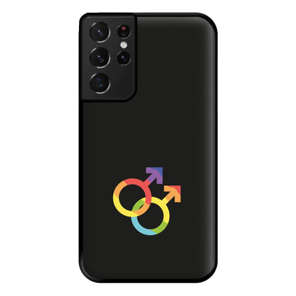 Gender Symbol Male - Pride Phone Case for Galaxy S21 Ultra