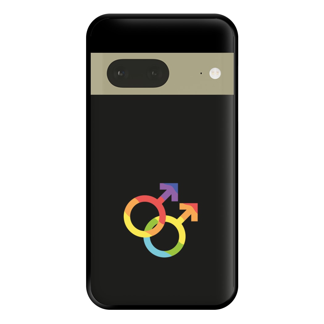 Gender Symbol Male - Pride Phone Case for Google Pixel 7a