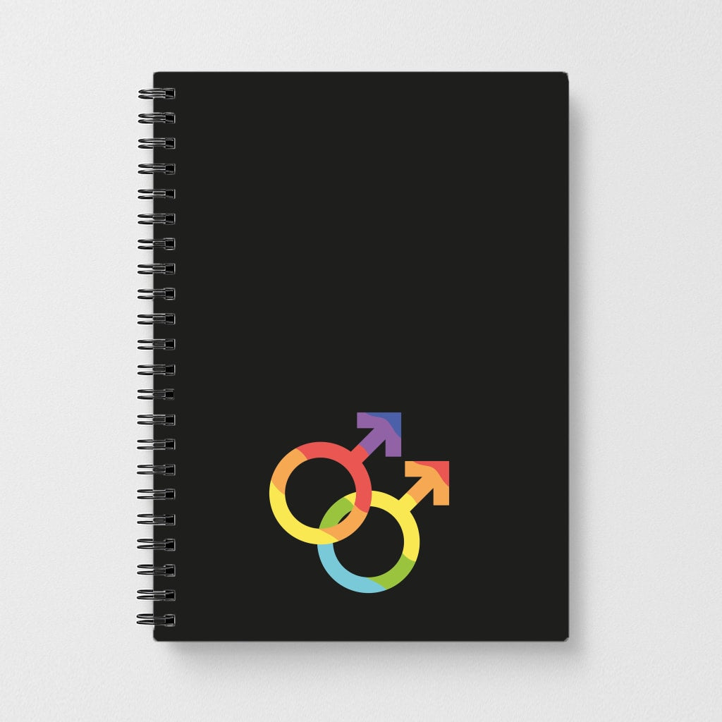 Gender Symbol Male - Pride Notebook