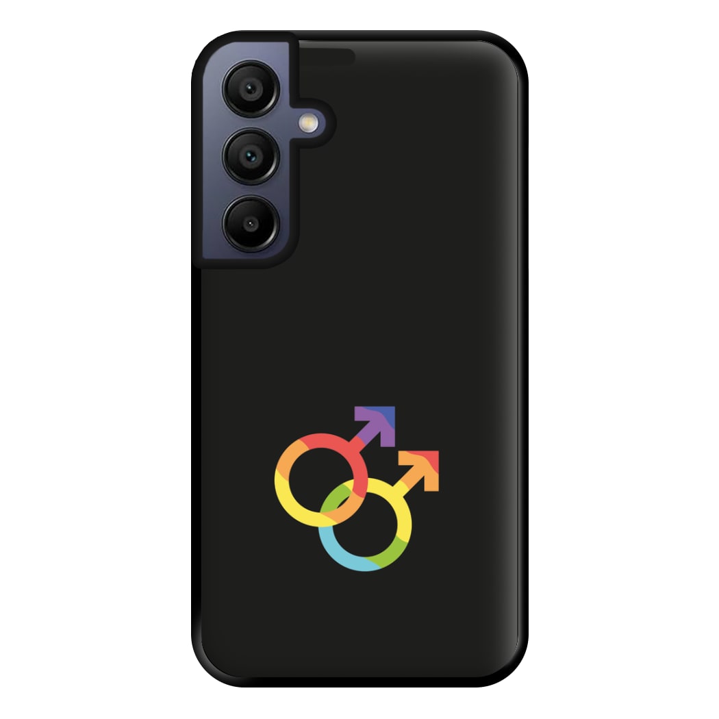 Gender Symbol Male - Pride Phone Case for Galaxy A15