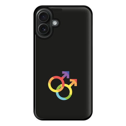 Gender Symbol Male - Pride Phone Case for iPhone 16 Plus