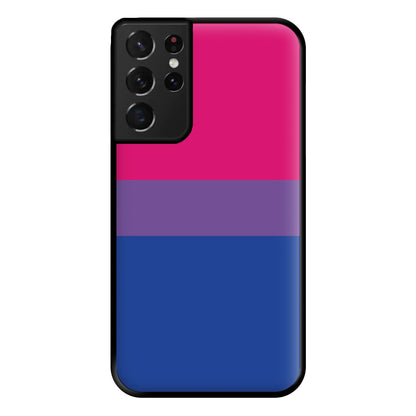 Bisexual Flag - Pride Phone Case for Galaxy S21 Ultra