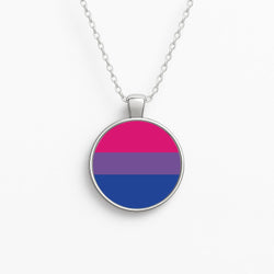 Bisexual Flag - Pride Circle Necklace