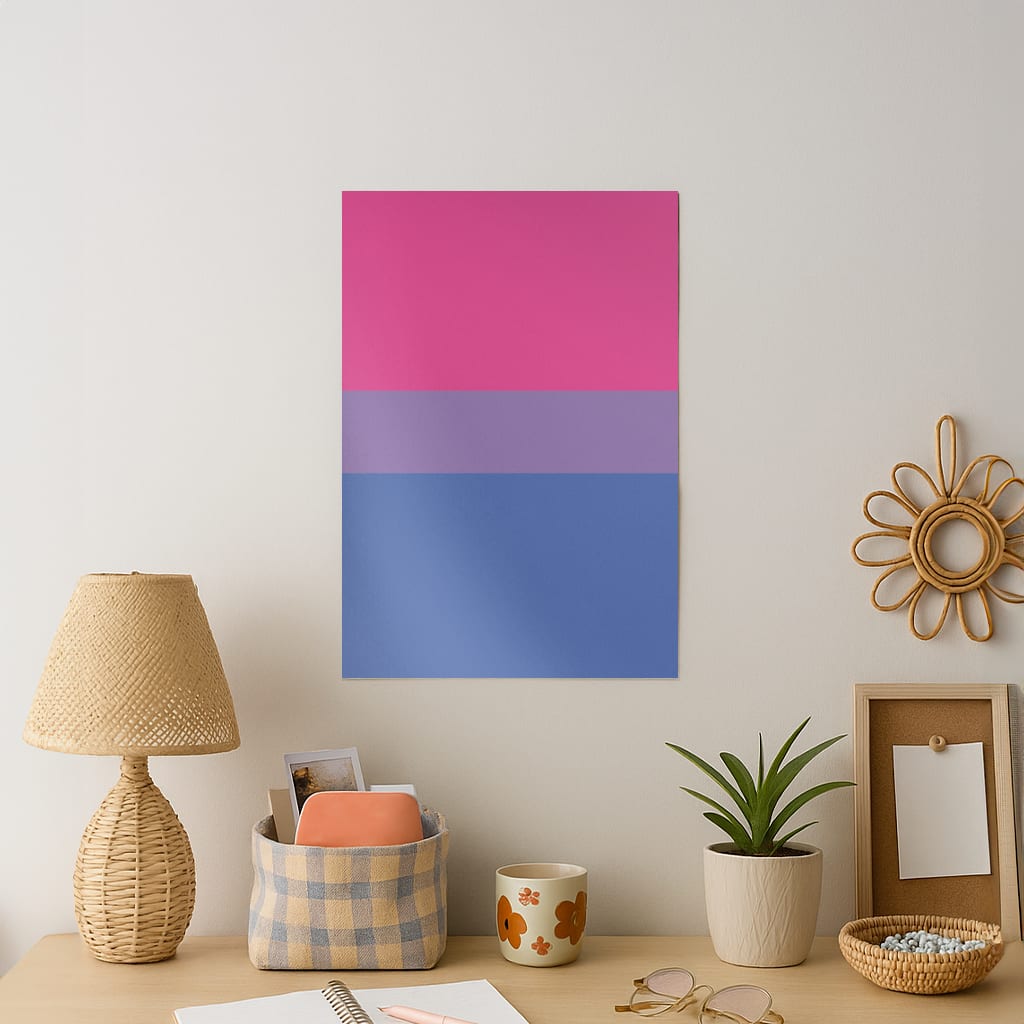 Bisexual Flag - Pride Art Print