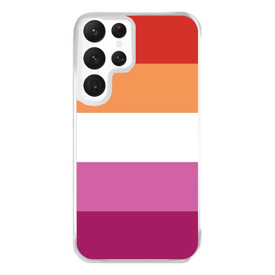 Lesbian Flag - Pride Phone Case for Galaxy S22 Ultra