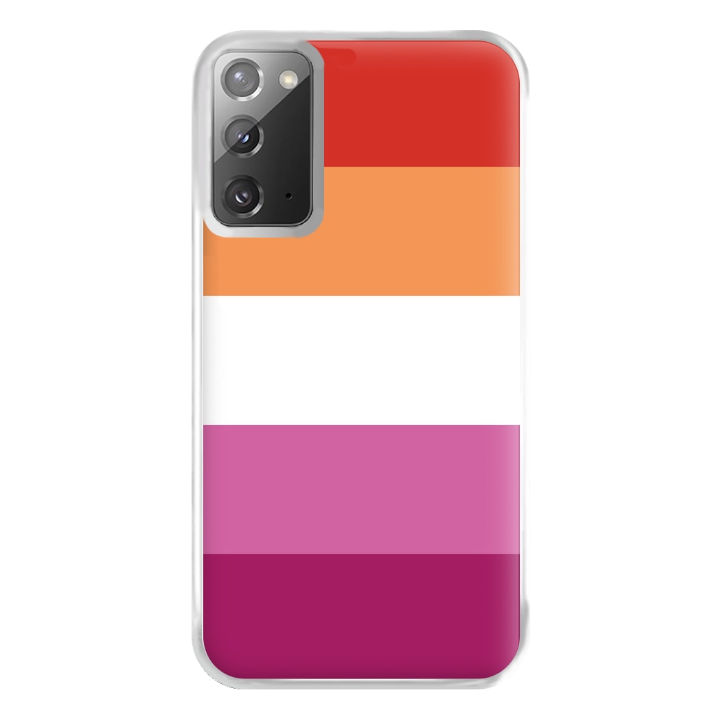 Lesbian Flag - Pride Phone Case for Galaxy Note 20 Ultra