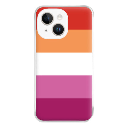 Lesbian Flag - Pride Phone Case for iPhone 14 Plus