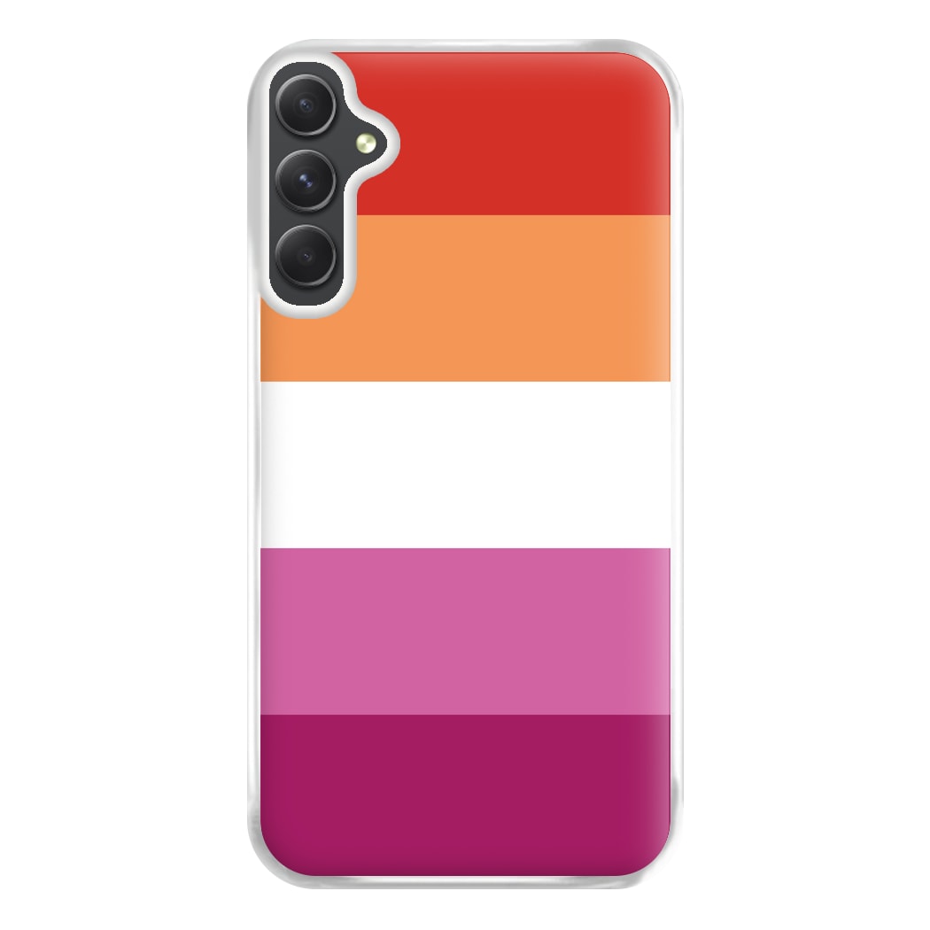 Lesbian Flag - Pride Phone Case for Galaxy A14