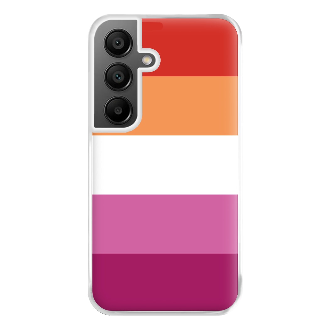 Lesbian Flag - Pride Phone Case for Galaxy A55